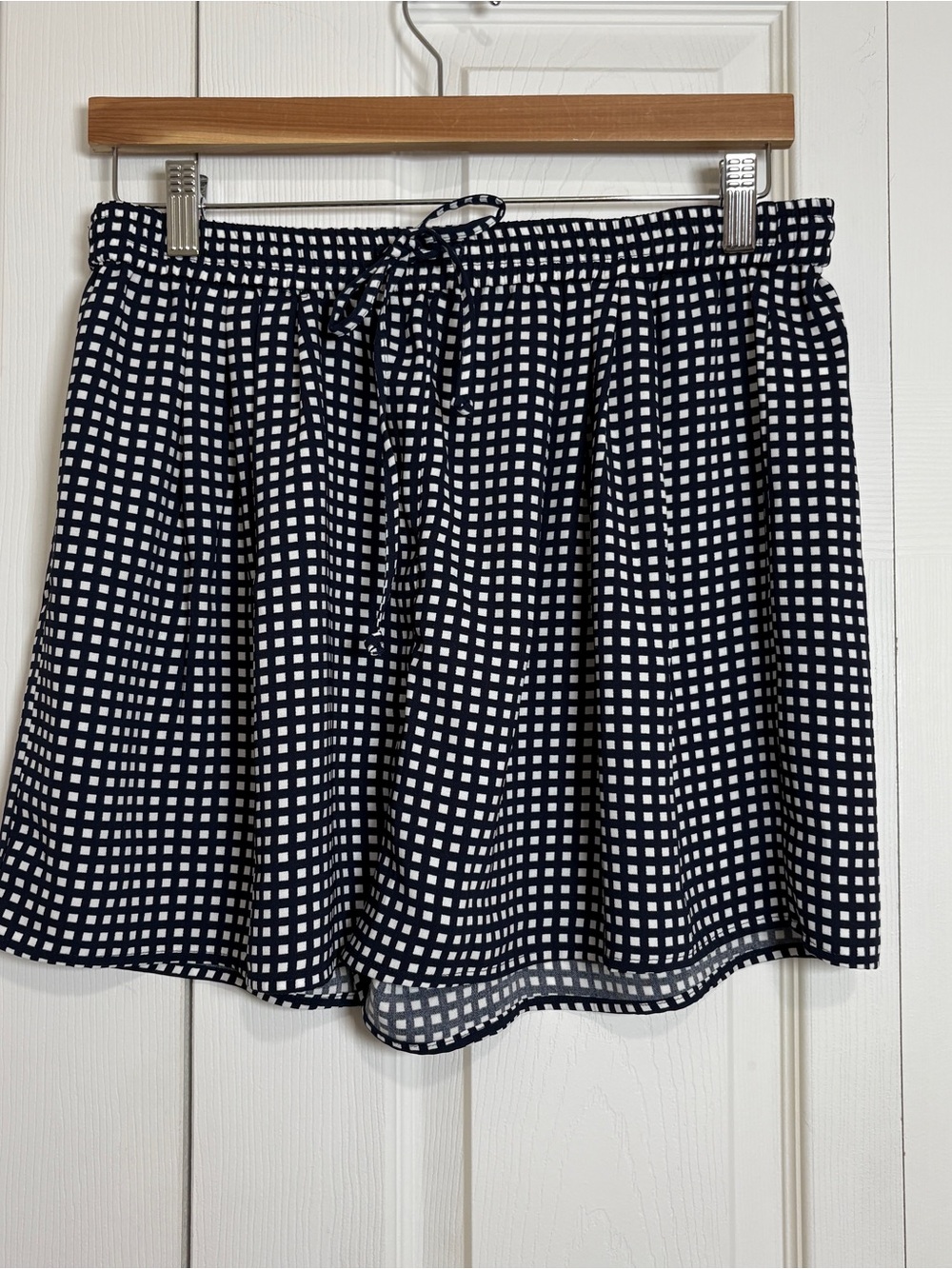 J.Crew Navy Gingham Check Shorts